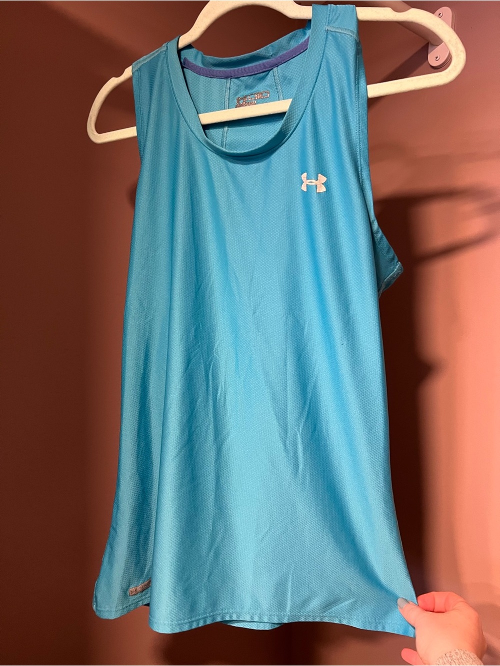 Under Armour Light Blue Workout Tank Size Large 🏋️‍♀️